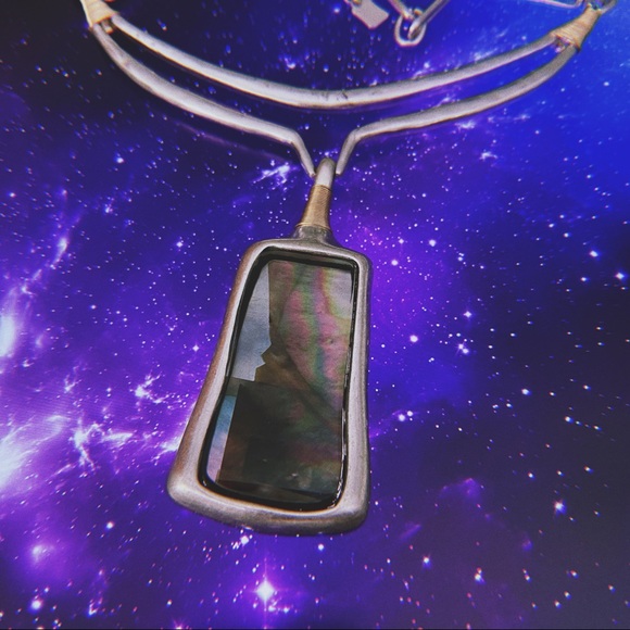 RLM Soho Abalone Statement Necklace - Picture 2 of 5